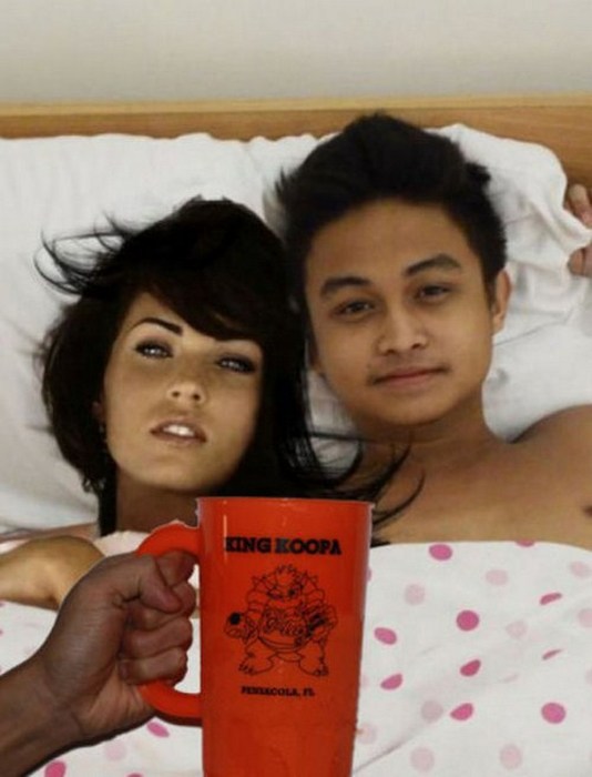 Guys Who Mysteriously Got Really Hot Girlfriends (39 pics)