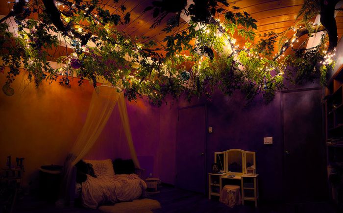 This Dad Spent 18 Months Turning His Daughter's Room Into A Real Fairytale (12 pics)