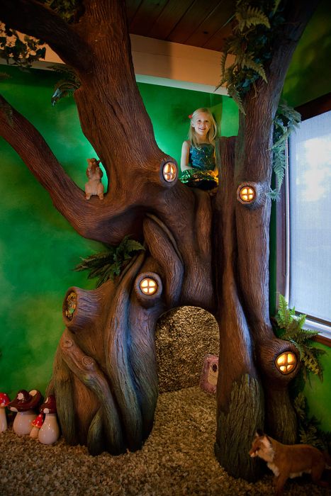 This Dad Spent 18 Months Turning His Daughter's Room Into A Real Fairytale (12 pics)
