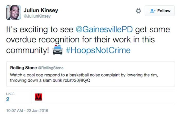 Police Officer Proves Not All Crops Are Bad By Getting In On A Game (8 pics + video)