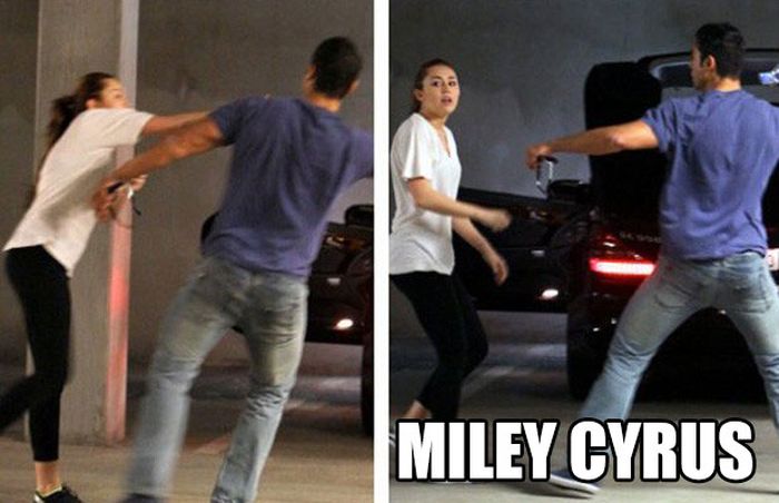 Celebrities Who Showed No Fear While Fighting The Paparazzi (15 pics)