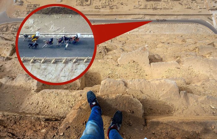 Incredible Photos From The Great Pyramid Of Giza (3 pics)