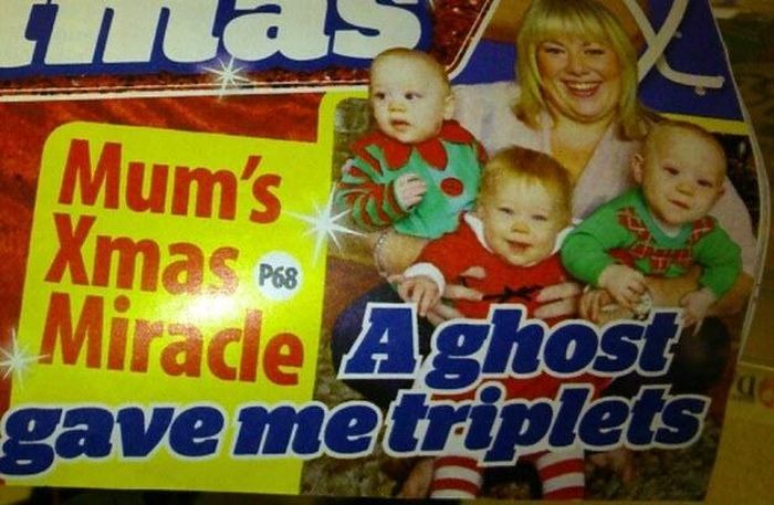 25 Bizarre But True Tabloid Magazine Headlines (25 pics)