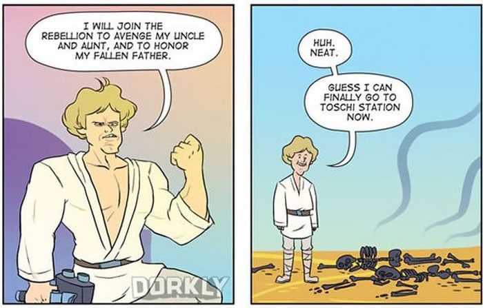 The Difference Between Remembering Star Wars And Rewatching It (7 pics)