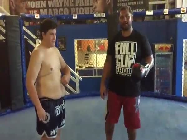 UFC Fighter Punches A Kid In The Stomach