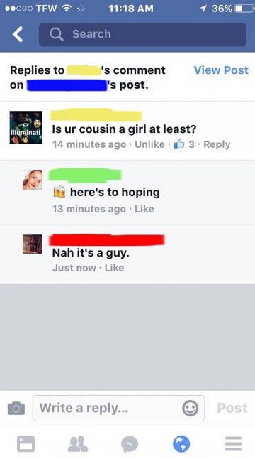 Cheating Wife Totally Owns Up To Banging Her Cousin On Facebook (5 pics)