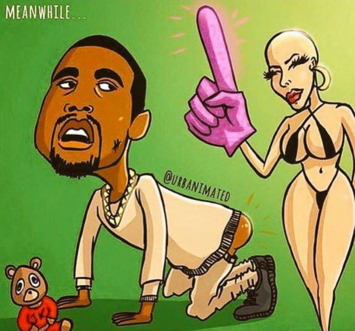 The Internet's Best Reactions To Amber Rose Calling Out Kanye West (28 pics)