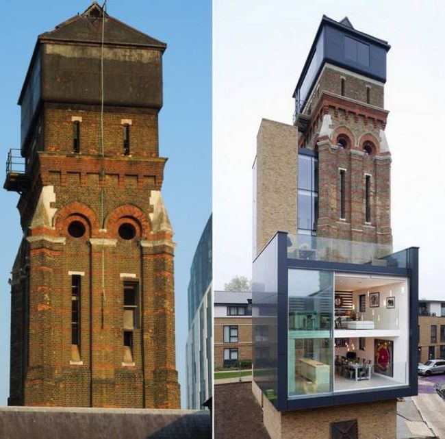 Old School Water Tower Gets An Incredible Modern Makeover (23 pics)