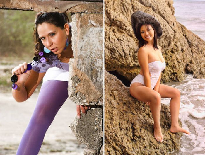 Models That Went Out Of Their Way To Make Posing Look Hard (49 pics)