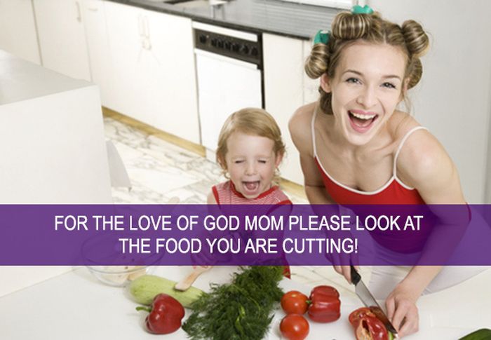Sarcastic Moms Added Hilarious Captions To These Stock Photos (25 pics)