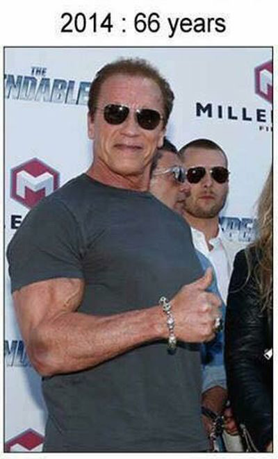 A Look At Just How Well Arnold Schwarzenegger Has Aged Over The Years (6 pics)