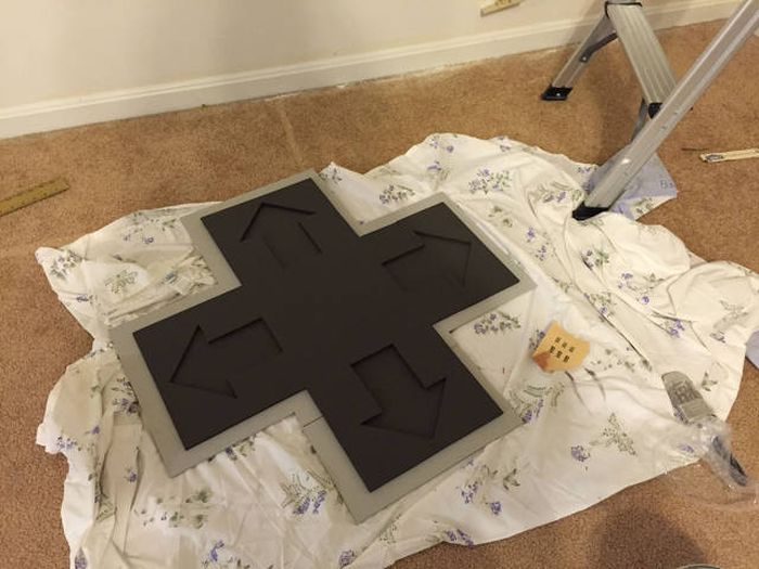 Parents Create A Giant NES Replica For Their Kids (19 pics)