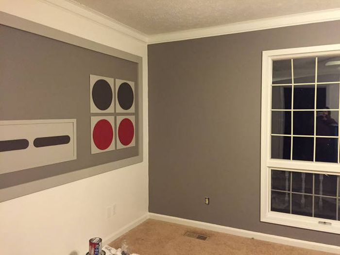 Parents Create A Giant NES Replica For Their Kids (19 pics)
