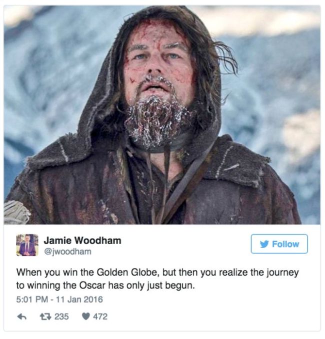 Tweets About The Golden Globe That Were Simply Golden (13 pics)