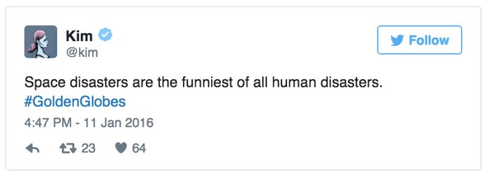 Tweets About The Golden Globe That Were Simply Golden (13 pics)