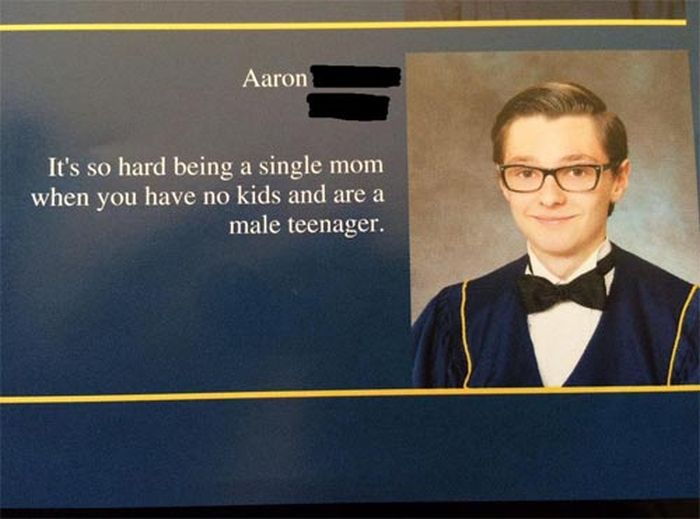 Kids Who Knocked It Out Of The Park With Their Senior Yearbook Quotes (22 pics)