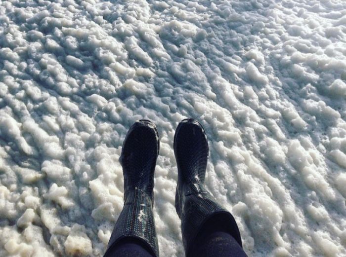 A Town In France Is Completely Covered In Foam (8 pics)