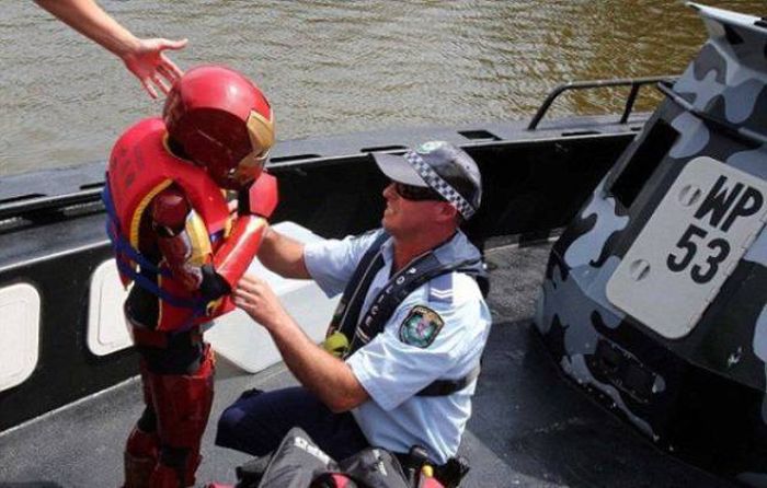 This Kid Got To Be Iron Man For A Whole Day And Robert Downey Jr. Approved (8 pics + video)