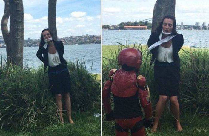 This Kid Got To Be Iron Man For A Whole Day And Robert Downey Jr. Approved (8 pics + video)