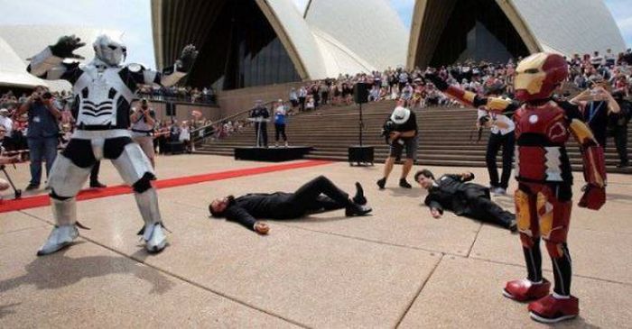 This Kid Got To Be Iron Man For A Whole Day And Robert Downey Jr. Approved (8 pics + video)