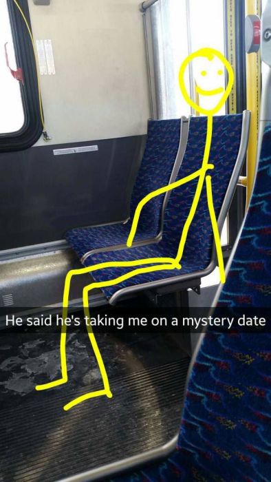 There Are Many Twists And Turns In This Girl's Fake Snapchat Date (22 pics)
