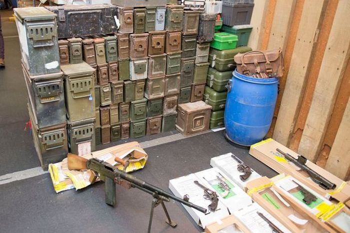 Police Find Huge Arsenal Belonging To A Parish Council Chairman (12 pics)
