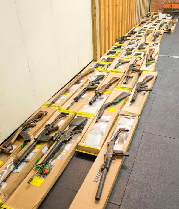 Police Find Huge Arsenal Belonging To A Parish Council Chairman (12 pics)