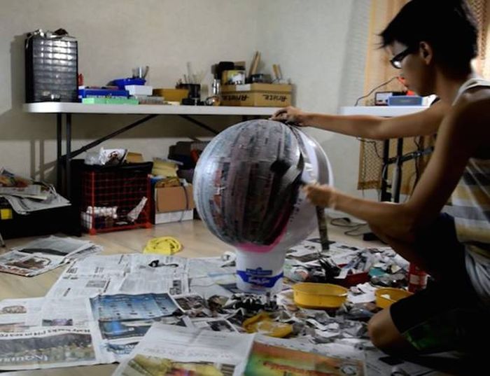 Filipino Teen Builds His Own Working BB-8 Droid From Star Wars (17 pics)