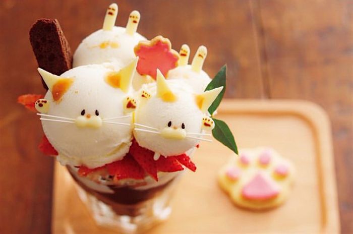 These Japanese Cat Parfaits Are A Delicious And Adorable Snack (8 pics)