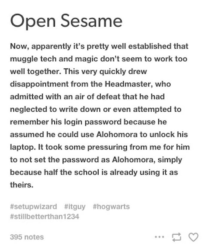 If Hogwarts Had An IT Guy This Would Be His Life (7 pics)