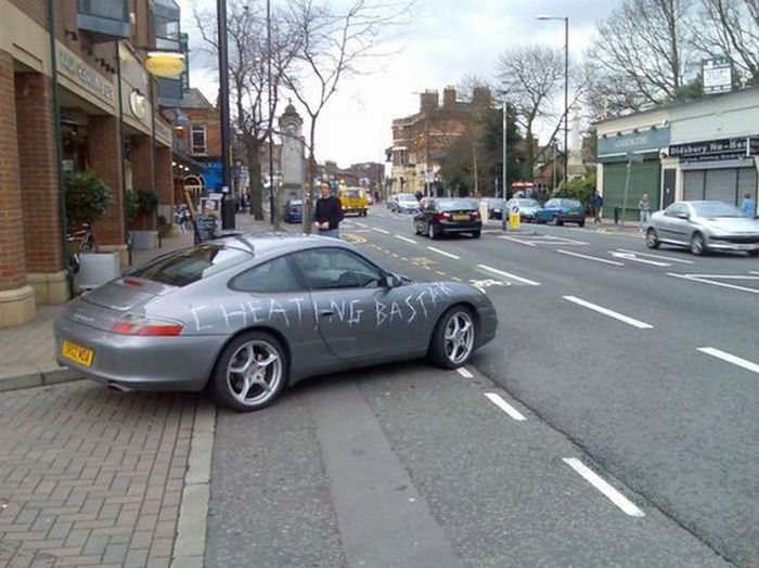 People Who Went To Extreme Lengths To Tell The World Their Partner Cheated (31 pics)