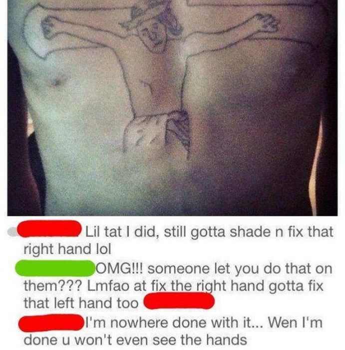 There's A Good Chance That These Are The Worst Tattoos Ever (27 pics)