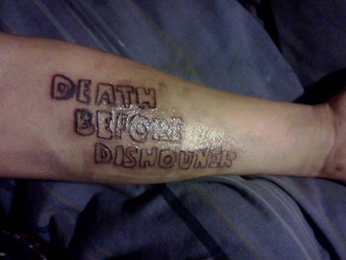 There's A Good Chance That These Are The Worst Tattoos Ever (27 pics)