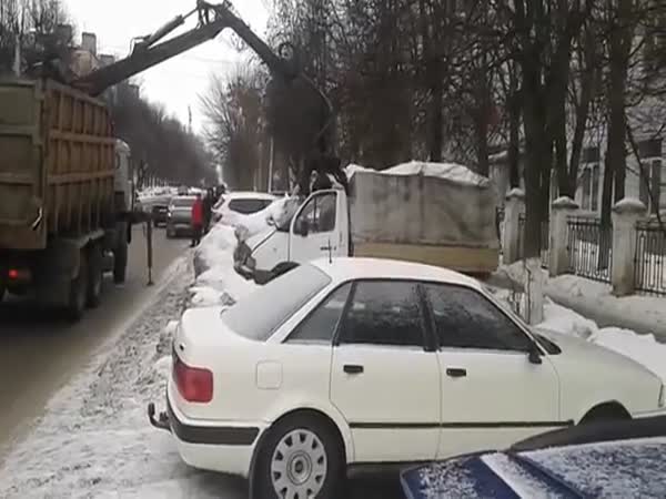 How They Tow Cars In Russia