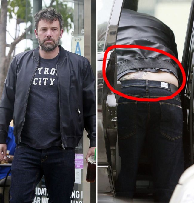 Ben Affleck Got A Giant Phoenix Tattooed On His Entire Back 3 Pics 2179