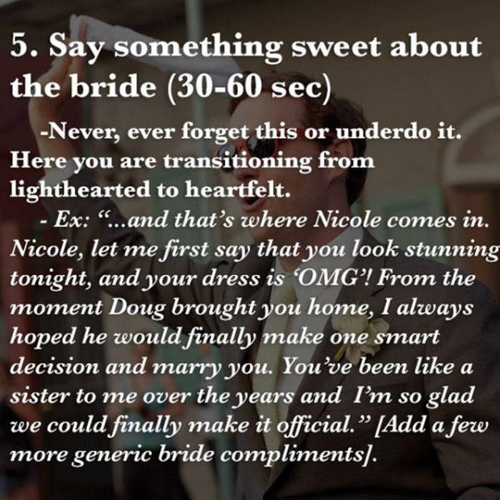 How To Give The Perfect Speech When You're The Best Man At A Wedding (10 pics)
