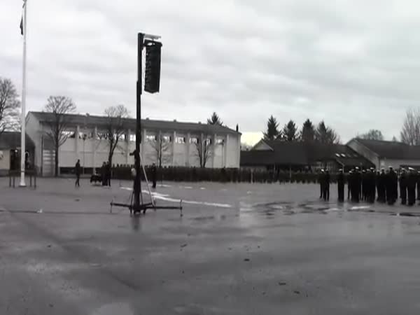 Passing Out Ceremony Norwegian Navy Flash Mob Uptown Funk
