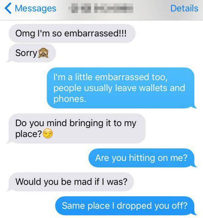 Girl Gets Embarrassed After Leaving A Personal Item In A Lyft Driver's Car (4 pics)