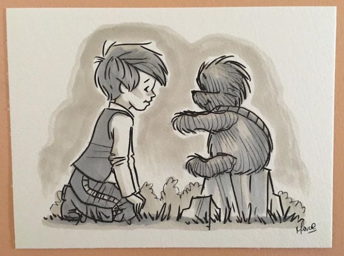 Winnie The Pooh Looks Awesome In The Style Of Star Wars (14 pics)