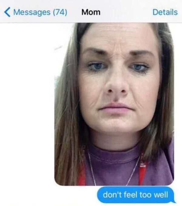 Girl Uses A Snapchat Filter To Completely Freak Out Her Mom (3 pics)