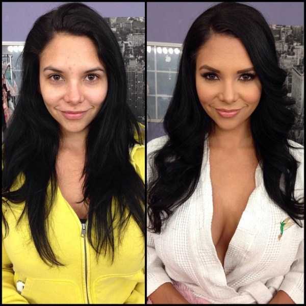 What Playboy Models Look Like With And Without Makeup (18 pics)