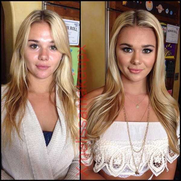What Playboy Models Look Like With And Without Makeup (18 pics)
