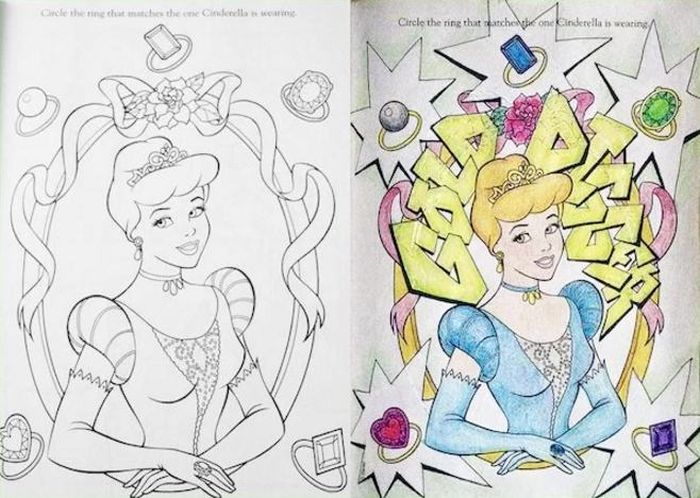 What It Looks Like When Coloring Book Pages Get Completely Corrupted (24 pics)