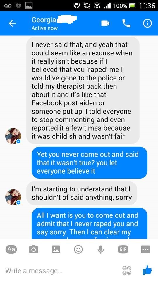 Guy Finally Gets Lying Girl To Admit That She Falsely Accused Him Of Rape (10 pics)