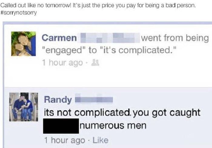 Cheaters Who Got Caught, Called Out And Shamed (12 pics)
