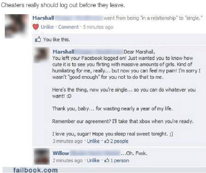 Cheaters Who Got Caught, Called Out And Shamed (12 pics)