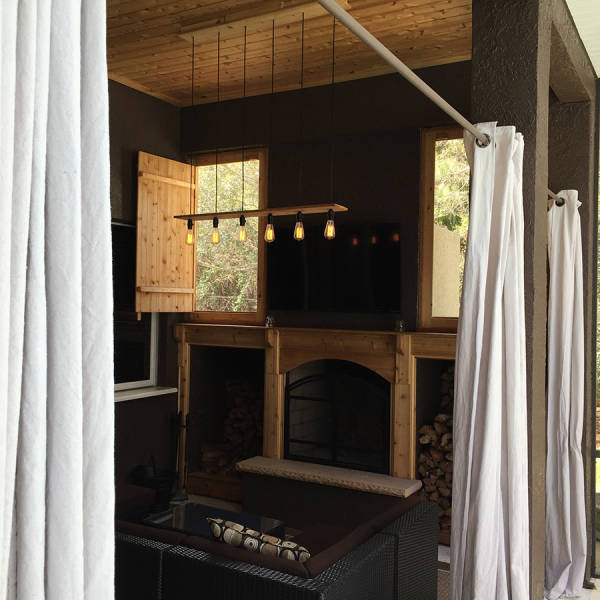 Father And Son Turn Their Porch Into The Most Elegant Man Cave Ever (25 pics)