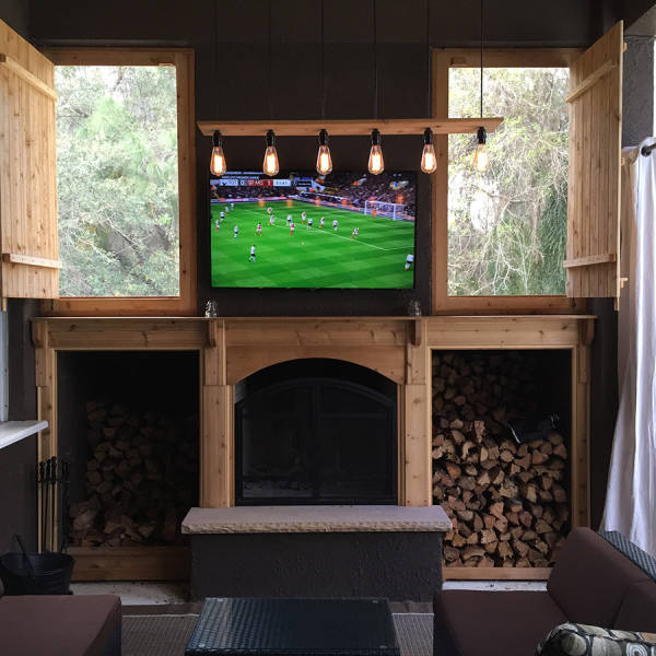 Father And Son Turn Their Porch Into The Most Elegant Man Cave Ever (25 pics)