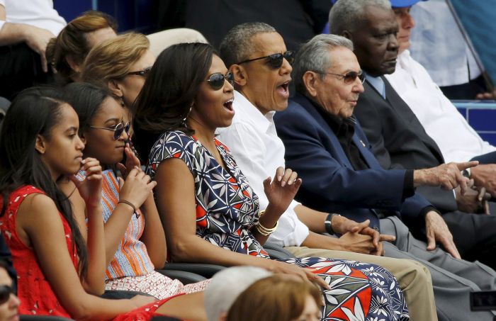 President Obama Attends Historic Baseball Game In Cuba (12 pics)