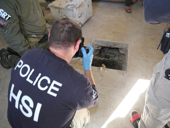 Authorities Discover A Drug Tunnel Stretching From California To Mexico (3 pics)
